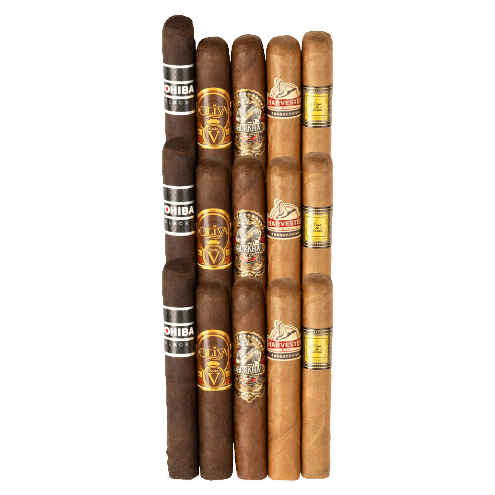 Cigar Samplers - Shining Robusto 15ct Sampler